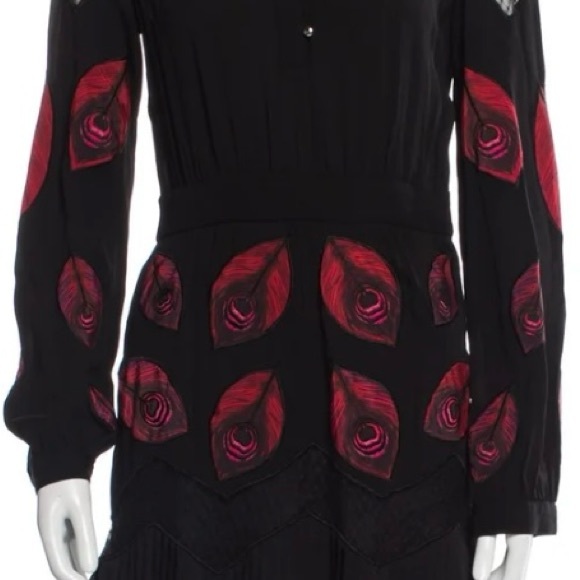 Just Cavalli Printed Knee Length Dress - Picture 7 of 10